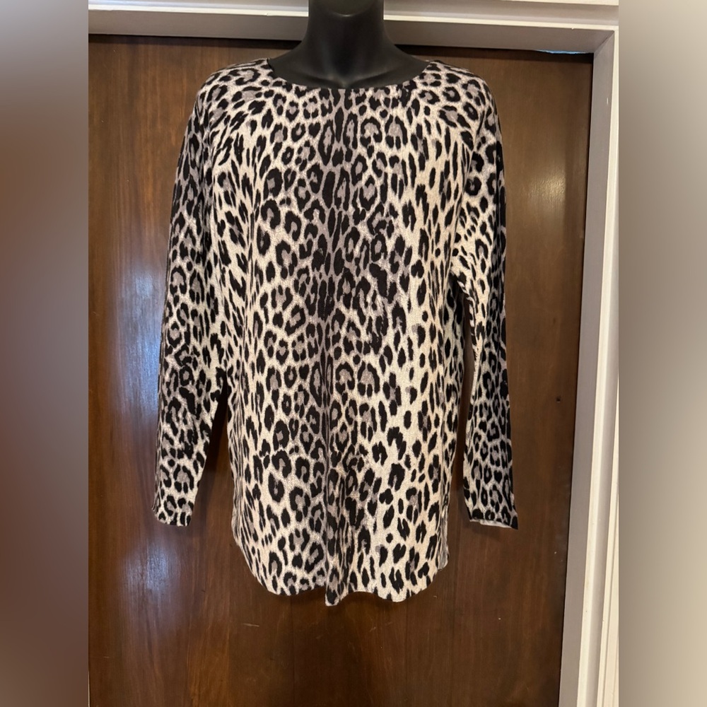 INC Animal Print Sweater - Size S - NWT